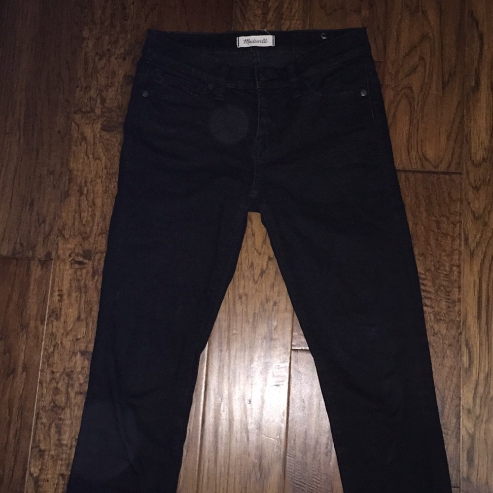 Madewell black 8” skinny size 26